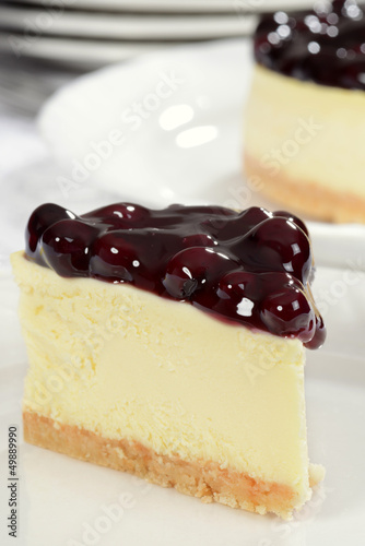 Photo: macro blueberry cheesecake macro blueberry cheesecake