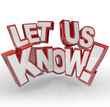 Let Us Know Words Feedback Input Comments