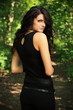 Beautiful woman in nature