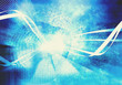 blue textured artwork