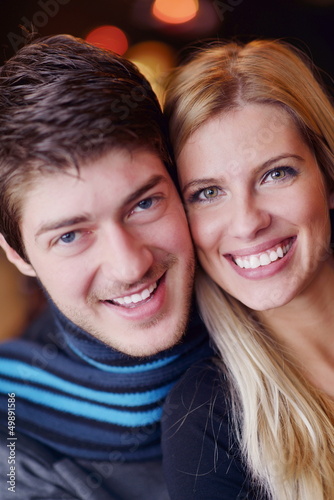 Photo: Portrait of a happy young couple Portrait of a happy young couple