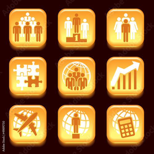 Vector: Business icons Business icons