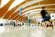 interior of the modern architectural in shanghai airport. interior of the modern architectural in shanghai airport.