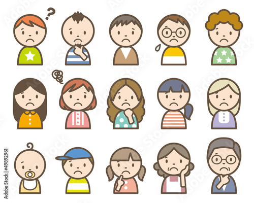 Vector: 人物イラスト 人物イラスト
