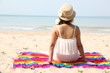lady on Chaolao Beach