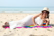 lady on Chaolao Beach
