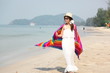 lady on Chaolao Beach
