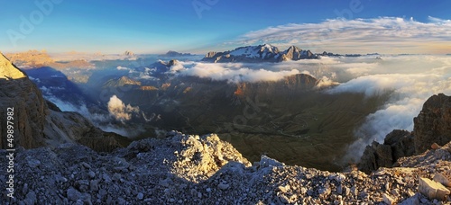 Photo: Panorama in mountain Alps Dolomity - Europe Panorama in mountain Alps Dolomity - Europe