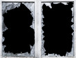 glas, bruch, scherbe, eingeschlagen, fenster