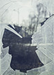 glas, bruch, scherbe, eingeschlagen, fenster