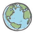Vektor: Hand drawn earth. Vector, EPS8 Hand drawn earth. Vector, EPS8
