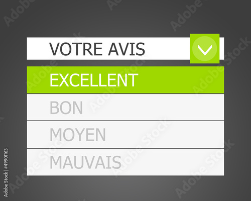 Illustration: sondage en ligne - avis excellent sondage en ligne - avis excellent