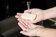 washing hands