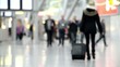 blurred passengers