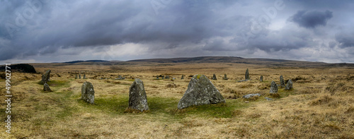 Photo: Scorhill Stone Circle on Dartmoor Scorhill Stone Circle on Dartmoor