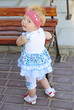 the little girl on the walk