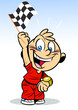 Vektor: checkered flag checkered flag
