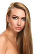 Photo: Caucasian woman with long beautiful hair Caucasian woman with long beautiful hair