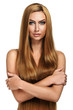 Photo: Caucasian woman with long beautiful hair Caucasian woman with long beautiful hair