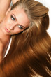 Photo: Caucasian woman with long beautiful hair Caucasian woman with long beautiful hair