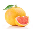 Grapefruit isolated on white background