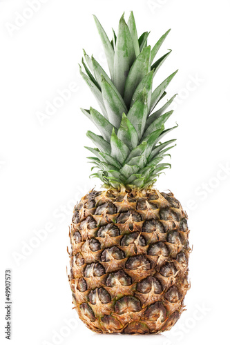 Photo: Pineapple fruits isolated on white background Pineapple fruits isolated on white background