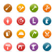 Colored Dots - Tools and Construction icons