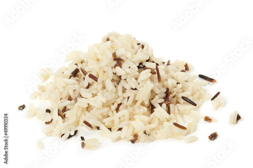 Photo: Heap of boiled rice Heap of boiled rice