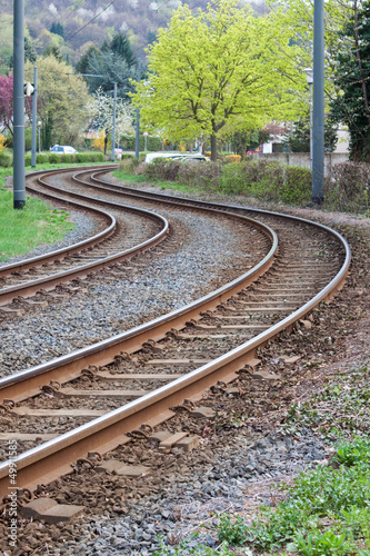 Photo: Straßennbahnschienen Straßennbahnschienen
