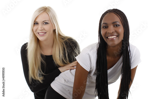 Photo: Afrikanerin und Europäerin - african and european woman Afrikanerin und Europäerin - african and european woman