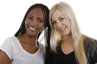 Afrikanerin u.Europäerin  zusammen - african and white woma