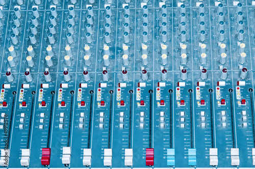 Photo: Sound mixing console Sound mixing console