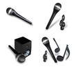 3d mike and musical note range four set