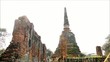Pagoda in the temple of Ayuthaya