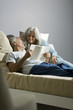 Mature couple in bed