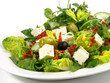 Salat mit Feta-Käse