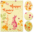 easter greeting card and gift tags