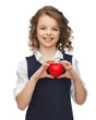 girl with small heart