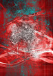 red abstract textured background