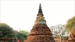Pagoda in the temple of Ayuthaya