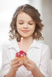 girl with cupcake