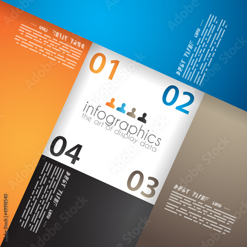 Vector: Infographic template for performance data display. Infographic template for performance data display.