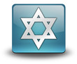 Light Blue 3D Effect Icon "Star Of David"