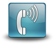 Light Blue 3D Effect Icon "Telephone"