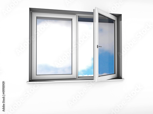 Photo: Fenster geöffnet Fenster geöffnet