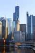 Chicago Skyline at dusk