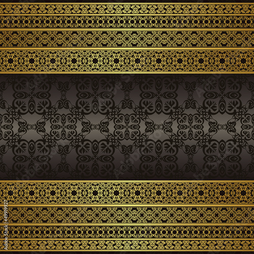 Vector: Seamless background with vintage ornament Seamless background with vintage ornament