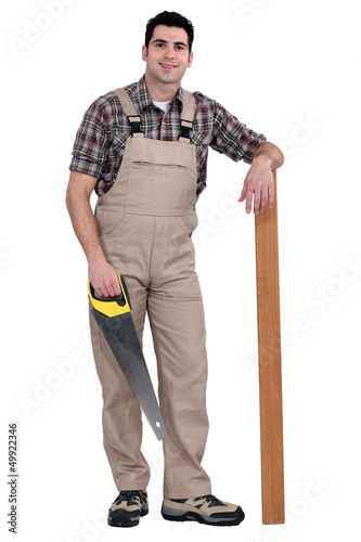 Photo: Portrait of a carpenter Portrait of a carpenter