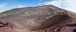 panorama of etna craters