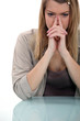 Concerned woman